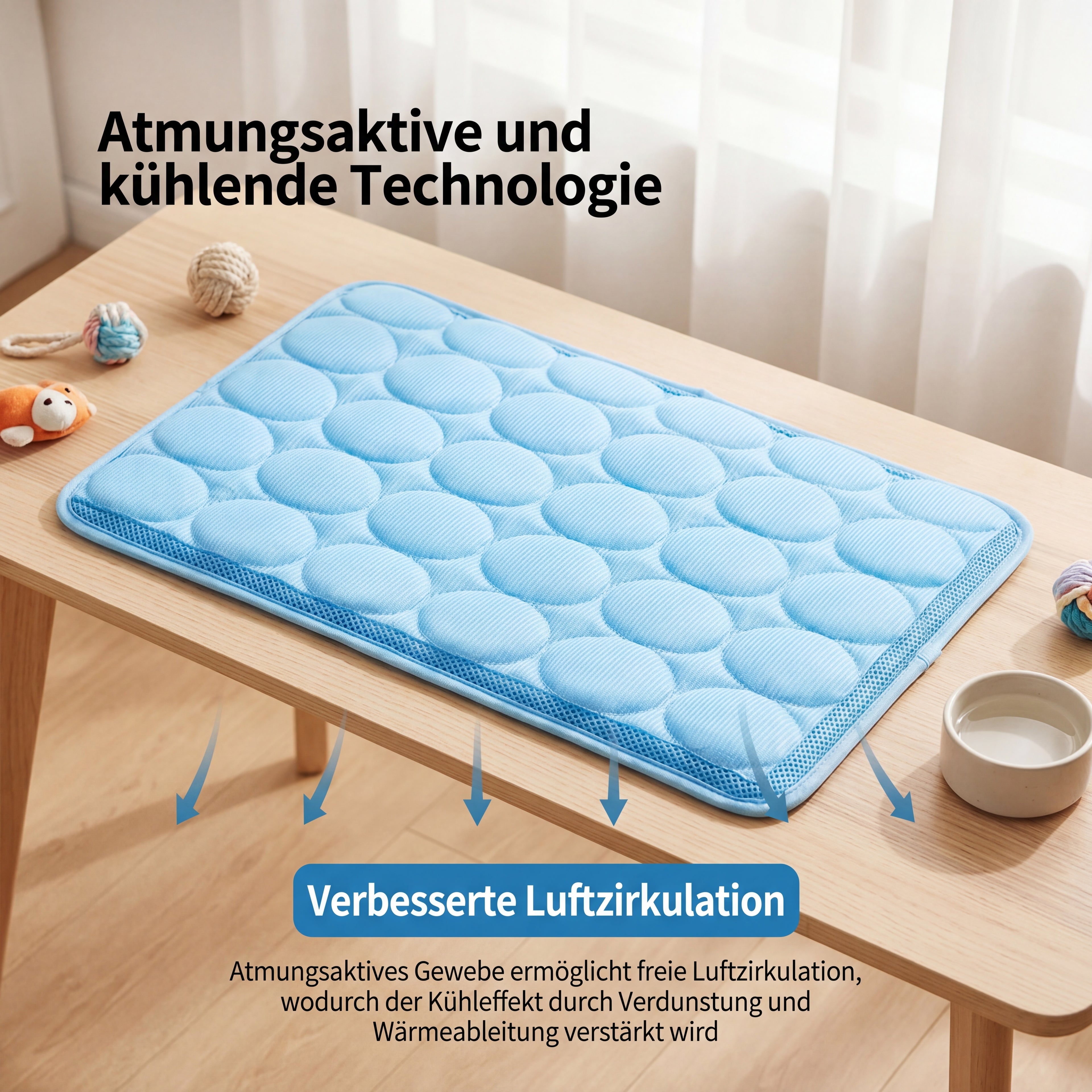 PfotenKühl™ Kühlmatte für Hunde – Schutz vor Sommerhitze