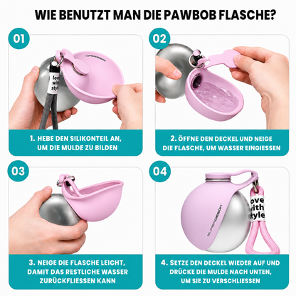 PawSip™ – Frisches Wasser für deinen Hund, überall unterwegs.