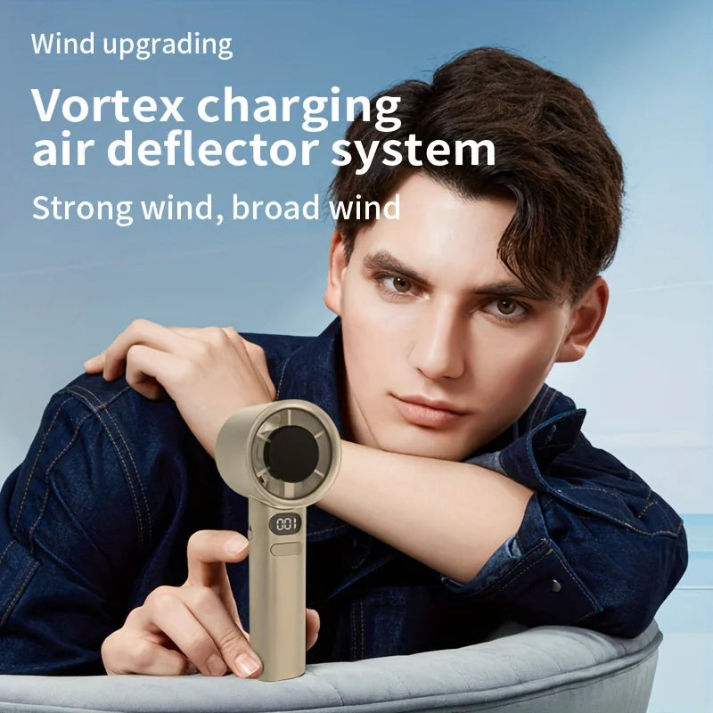 AirFlow™ Mini Handventilator sorgt sofort für erfrischende Kühlung an heißen Tagen. Kompakt, leicht und ideal für unterwegs, Reisen und den Sommer.
