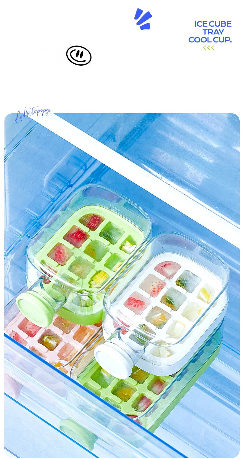 IceFlow™ macht perfekte Eiswürfel in Sekunden. Mit Deckel gegen Verschütten, hygienischer Entnahme und flexiblem Material für einfaches Herauslösen.