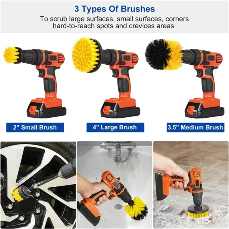 Powerful Scrubbing Brush Set
