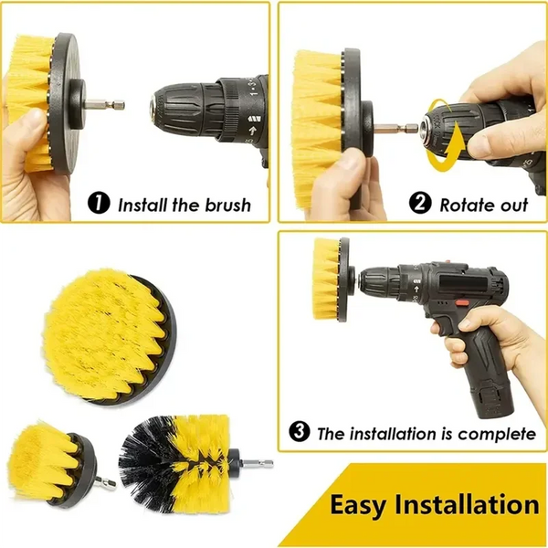 Powerful Scrubbing Brush Set