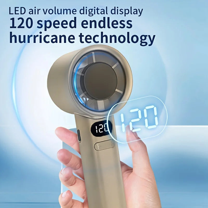 AirFlow™ Mini Handventilator sorgt sofort für erfrischende Kühlung an heißen Tagen. Kompakt, leicht und ideal für unterwegs, Reisen und den Sommer.