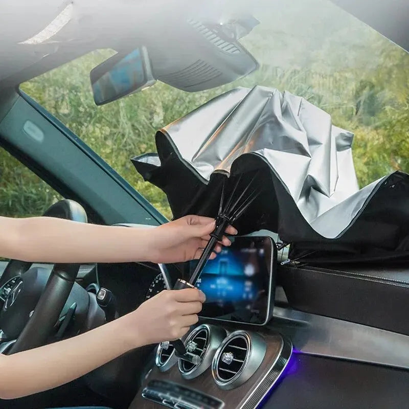 Folding Car Sunshade Umbrella