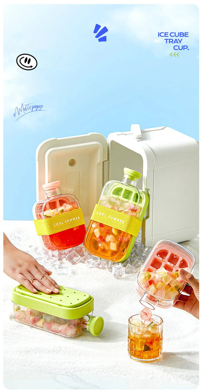 IceFlow™ macht perfekte Eiswürfel in Sekunden. Mit Deckel gegen Verschütten, hygienischer Entnahme und flexiblem Material für einfaches Herauslösen.