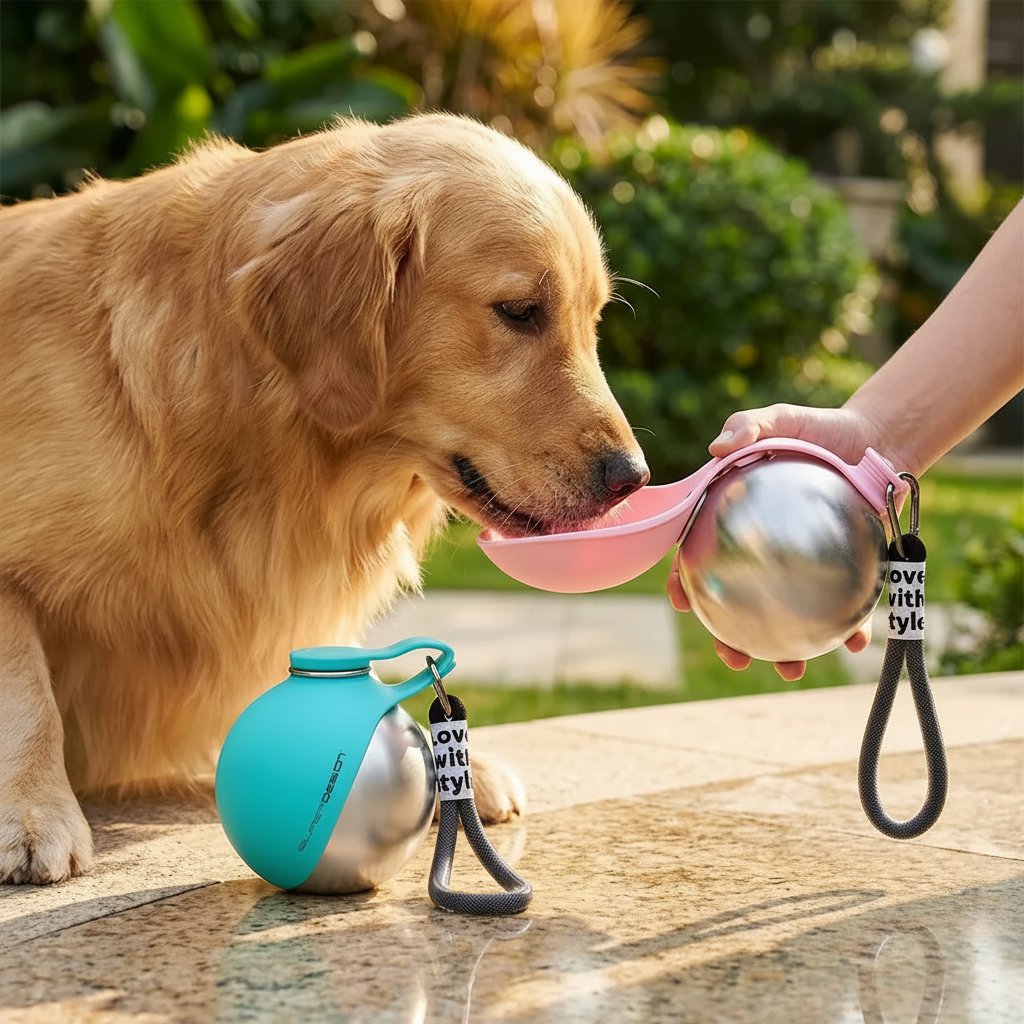 Compact Dog Travel Water Bottle